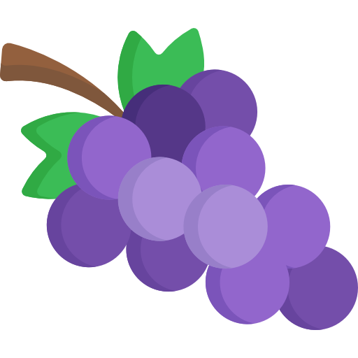 icono uvas